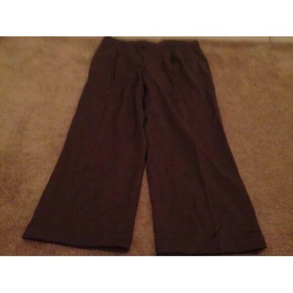 Alan Lebow for Hartz & Co Men's Dress Pants Slacks Size 37 Regular Brown - Picture 1 of 3